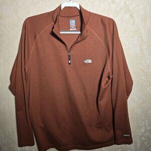 The North‎ Face Flight Series 1/4 Zip Pullover Men’s Large Brown 453